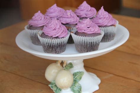 Ube Cupcakes with Purple Yam Buttercream